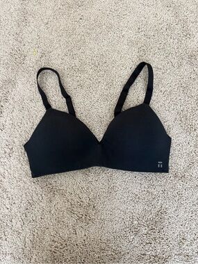Tommy John Cool Cotton Lightly Lined‎ Wireless Bra 36C Black